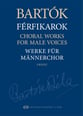 Choral Works for Male Voices TTBB Book cover